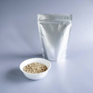 2 Side Stand up Pouch-  Zipper (Gold, Silver)