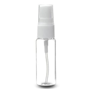 Cosmetic Sleek Slant Shoulder Pet Bottle with Spray Pump - Clear (30ml)