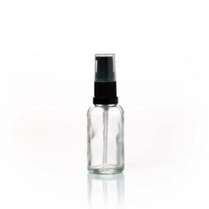 Clear Glass Bottle + Serum Pump (All Sizes)