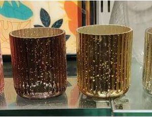 Candles Mercury Glass Jar - Metallic Finish (150ml)