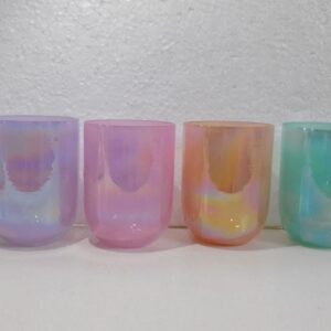 Candles Glass Jar - Luster Finish (Multiple Colors) 230ml