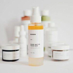 Cosmetic Sleek Pet Bottle with Spray Pump - Clear (100ml)