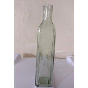 Olive Oil Glass Marasca Bottle - Slightly Green texture (500ml)