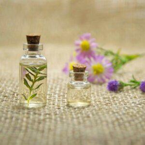 Round Glass Bottle with Wooden Cork (All Sizes)