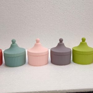 Trinklet Lining Candy Glass Jar - Matte