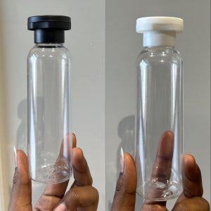 100 / 200ml Volza Flip Top Cap Boston Bottle